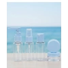 5’li Seyahat Dolum Şişe Seti 30 ml Şeffaf Taşıma Çantalı