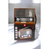 Ahşap Görünümlü Retro Bluetooth Radyo USB,AUX Ve SD Kart Girişli