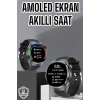 Akıllı Saat Bluetooth Bağlantılı Amoled Ekran Uyku ve Sağlık Takibi