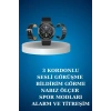Alarm ve Titreşim Özellikli Akıllı Saat ve Mikrofonlu Kablolu Bluetooth Kulaklık 60 Saat
