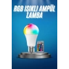 Ayarlanabilir Parlaklık RGB Led Ampul Beyaz Lamba Ve Renkli Ampul