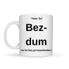 Bezdim Yazılı Tasarım Kupa Model 204 Komik Mesajlı Seramik Kupa Günlük Kullanım ve Hediye Seçeneği