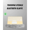 Bluetooth Klavye – Kablosuz, Sessiz Tuşlu, Android iOS Windows Uyumlu, Kompakt Taşınabilir Tasarım