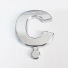 Cemax Ç Harfi  3,75 cm Krom Yapışkanlı