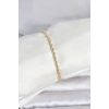 CM 14K Gold Renk Burgu Model Kadın Bileklik