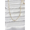 CM 14K Gold Renk Top Zincir 60 cm Kadın Kolye