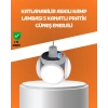 Çok Amaçlı Katlanabilir Güneş Enerjili Kamp Lambası – Masa Üstü ve Asılabilir Kullanım