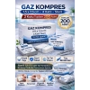 Gaz Kompres 7,5x7,5 cm 4 Katlı Steril 200 Adet Tel Tel Spanç Pansuman Bezi (2KUTU)