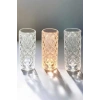 Gece Lambası Kristal Lamba Dokunmatik Şarjlı Hediyelik