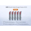 GFB Plastik Maket Bıçağı Falçata 4510 Profesyonel Maket Bıçağı 6 Adet
