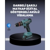 Güçlü Şarjlı Matkap Vidalama Çift Batarya