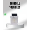 Güneş Enerjili Dış Mekan Sensörlü Duvar Lambası IP65 Su Geçirmez