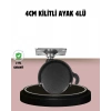 Kilitli 4 cm Tekerlek Ayak 4’lü Set Zemin Koruyucu