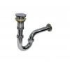 Krom Lavabo Sifonu Stoplu Pop-Up 32 mm