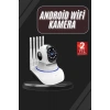 LED Aydınlatmalı 5 Antenli Motorlu 1080P Wifi Kamera Sensörlü