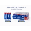 Max Energy AAA İnce Kalem Pil 1.5V R03 Heavy Duty Ultra Power 4 lü 1 Paket