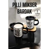 Mikser Kupa Yazılı Mug Bardak Karıştırma Özelliği