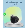 Mobilya Tekerleği 6 cm Kilitsiz Tekli Satış