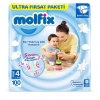 Molfix Bebek Bezi Ultra Fırsat Paketi 4 Beden 7-14 Kg 100 Adet