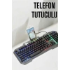 Klavyesi Q Klavye RGB Işıklı Mouse Hediyeli