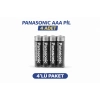 Panasonic AAA R03 İnce Pil Zinc Carbon Extra Heavy Duty 2’li 2 Paket