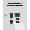 Paslanmaz Çelik 500 ml Termos Seti – 8 Saat Isı Koruma, Vakumlu, Sızdırmaz ve Taşınabilir