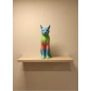 Pastel Rainbow Kedi Figürü Masa ve Raf Üstü Ev Dekorasyonu