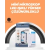 Portatif El Mikroskop – LED Işıklı, Aynı Anda Net Odaklama