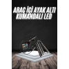 RGB Işıklı Araç İçi Aydınlatma Kumandalı 12li Led Işık Renk Değiştirebilen