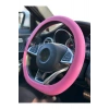 Silikon Direksiyon Kılıfı Pembe