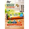 Star Plus Orta Boy Çöp Torbası 20li 1 Paket 55x60 cm Dayanıklı Sızdırmaz Orta Boy Çöp Poşeti