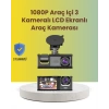 TA-01 2.0 İnç Ekranlı 3 Kanallı Araç Kamerası
