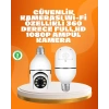 Tam Karanlıkta Görüntüleme Sağlayan 1080P Ampul Güvenlik Kamerası