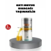 Taşınabilir Şarjlı Katı Meyve Sıkacağı – 45W Güç, 18000 RPM Hız, 400 mL Kapasite