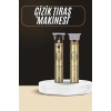 Tıraş Makinesi Şarjlı Çizik Tıraş Paslanmaz Çelik Bıçaklı 4 Taraklı