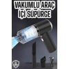 Üflemeli Güçlü Vakumlu Ev Ofis Araç Süpürgesi El Süpürgesi Şarjlı