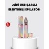 USB Şarjlı Kaş ve Yüz Tüy Alma Cihazı – Taşınabilir ve Acısız Kullanım