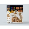 Wood City Blocks Ahşap Şehir Blokları (Kayın Ağacı)