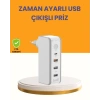 Zaman Kontrollü Şarj Cihazı 30W Hızlı Şarj ve Çoklu USB Çıkışı