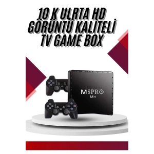 10K Ultra Hd Video Oyun Konsolu Android Tv Box 2.4g Game Stick