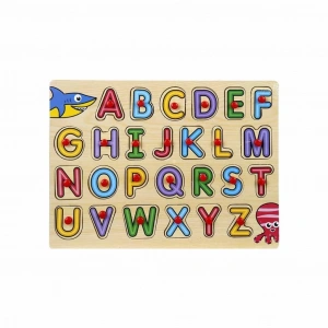 130443 Ahşap Raptiyeli Bultak Alfabe