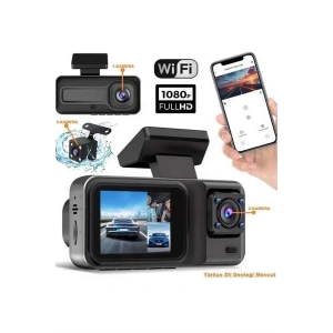 2 İnç Araç İçi Kameralı Ekran 1080P Full HD Kaliteli Hafıza Kart Destekli