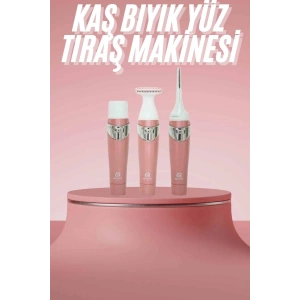 3 Başlıklı Kıl Tüy Temizleyici Epilasyon Aleti Tüm Cilt Tiplerine Uygun
