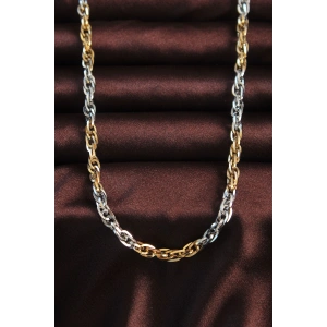 316L Çelik Çift Renk Hallow Model Kolye