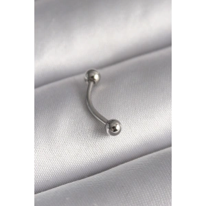 316L Çelik Gümüş Renk Topçuk Model Piercing