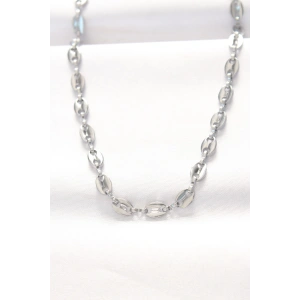 316L Çelik Silver Renk Gemici Zincir Kolye