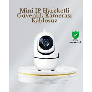 360° Dönen Akıllı WiFi Kamera – Uzaktan Kontrol ve İki Yönlü Ses Özellikli