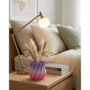 3D KIVRIMLI VAZO PEMBE