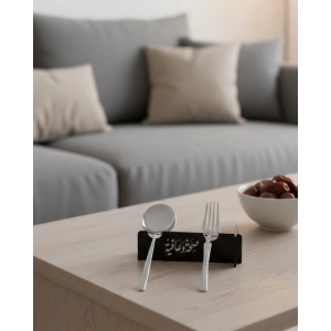 3D Özel Baskı 6’lı Çatal Kaşık Tutucu Modern Sofra Aparatı