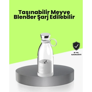 4 Bıçaklı Gıda Sınıfı Paslanmaz Çelik Taşınabilir Blender